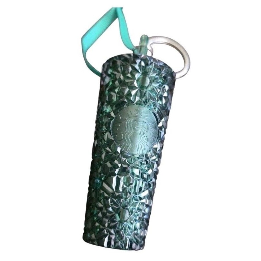Starbucks 2026 Dark Green Cold Cup Ornament/Keychain NWT